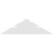 Ekena Millwork Richland Architectural Grade PVC Gable Bracket, 48"W x 14"H x 4"D x 6"F, 7/12 Pitch GBP048X14X0406RIC00 - alternate 2